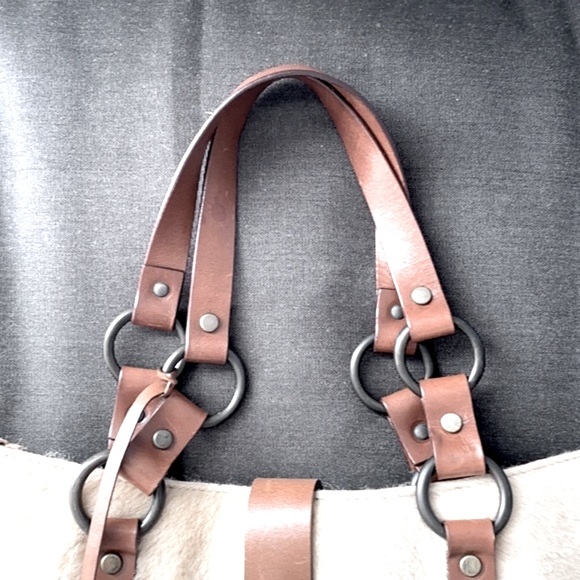 Vintage Dolce & Gabbana Fur and Leather Tote - Picture 4 of 14